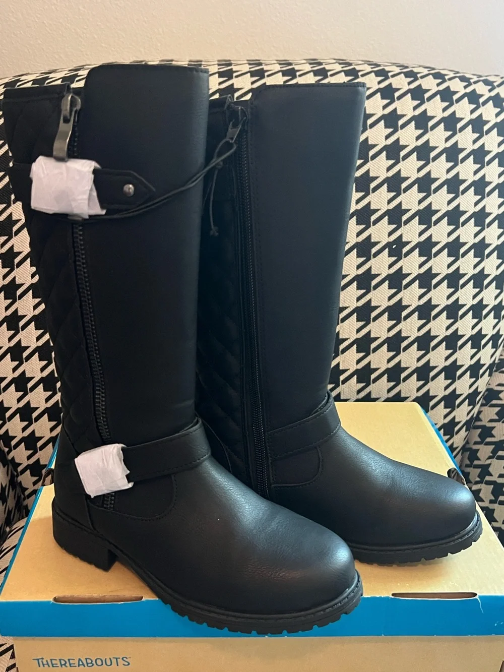 Thereabouts Girls Hailey Flat Heel Riding Boots-Size 13